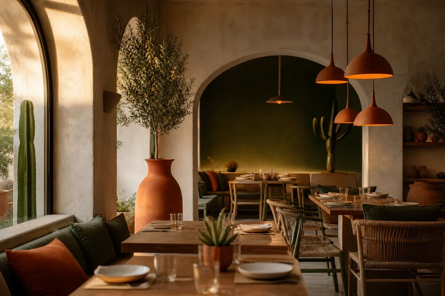 Visual direction for restaurants & hospitality — CactusLaunch Visual Engine concept